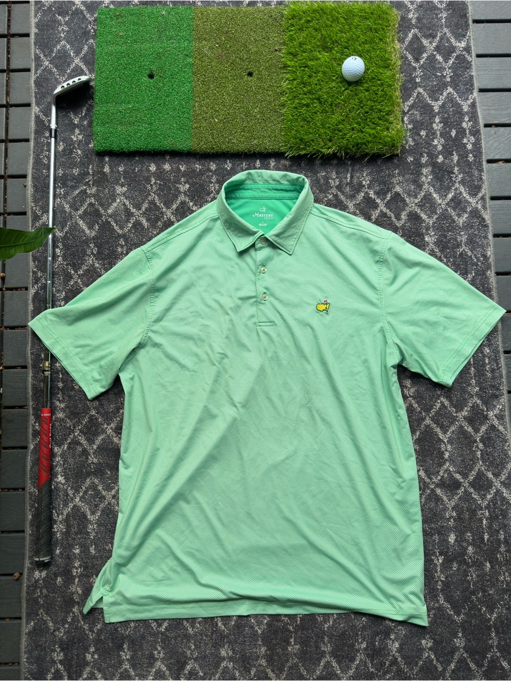 Masters Men’s Mint Green Golf Polo